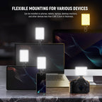 NEEWER VL67B Bi-Colour LED Video Light with Phone Clip
