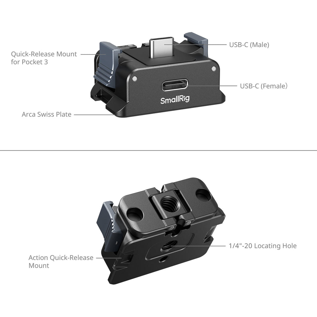 SmallRig Battery Adapter Plate for DJI Osmo Pocket 3 5376