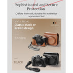 SmallRig Leather Case Kit for Canon PowerShot V1 (Brown) 5385