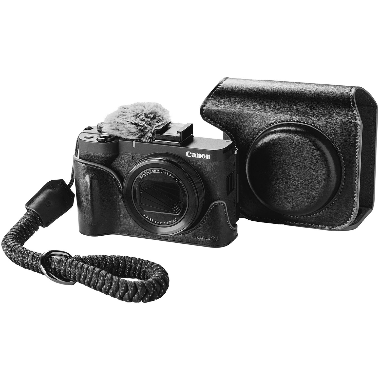 SmallRig Leather Case Kit for Canon PowerShot V1 (Black) 5386