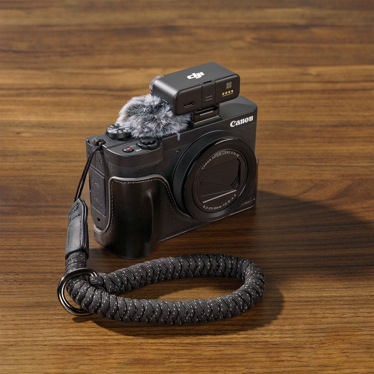 SmallRig Leather Case Kit for Canon PowerShot V1 (Black) 5386
