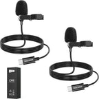 NEEWER CM6 USB-C Lavalier Microphone - 2 Pack