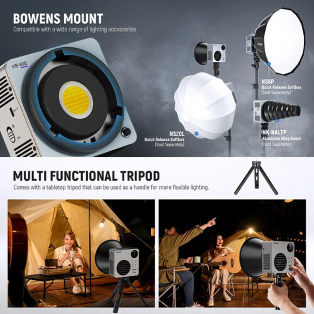 NEEWER HB80B Mini LED Video Light