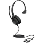 Jabra Evolve2 50 MS USB-C/A Mono Corded Headset