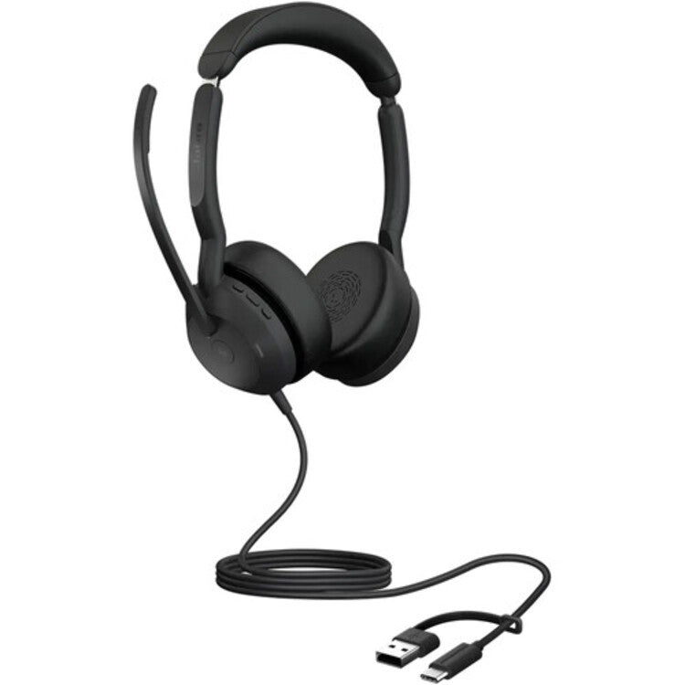 Jabra Evolve2 50 MS USB-C/A Stereo Corded Headset 