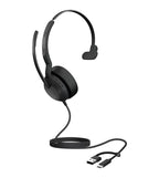 Jabra Evolve2 50 UC USB-C/A Mono Corded Headset 