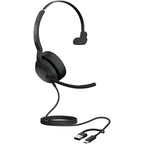 Jabra Evolve2 50 UC USB-C/A Mono Corded Headset 