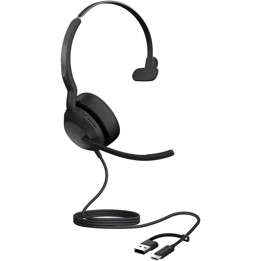 Jabra Evolve2 50 UC USB-C/A Mono Corded Headset 