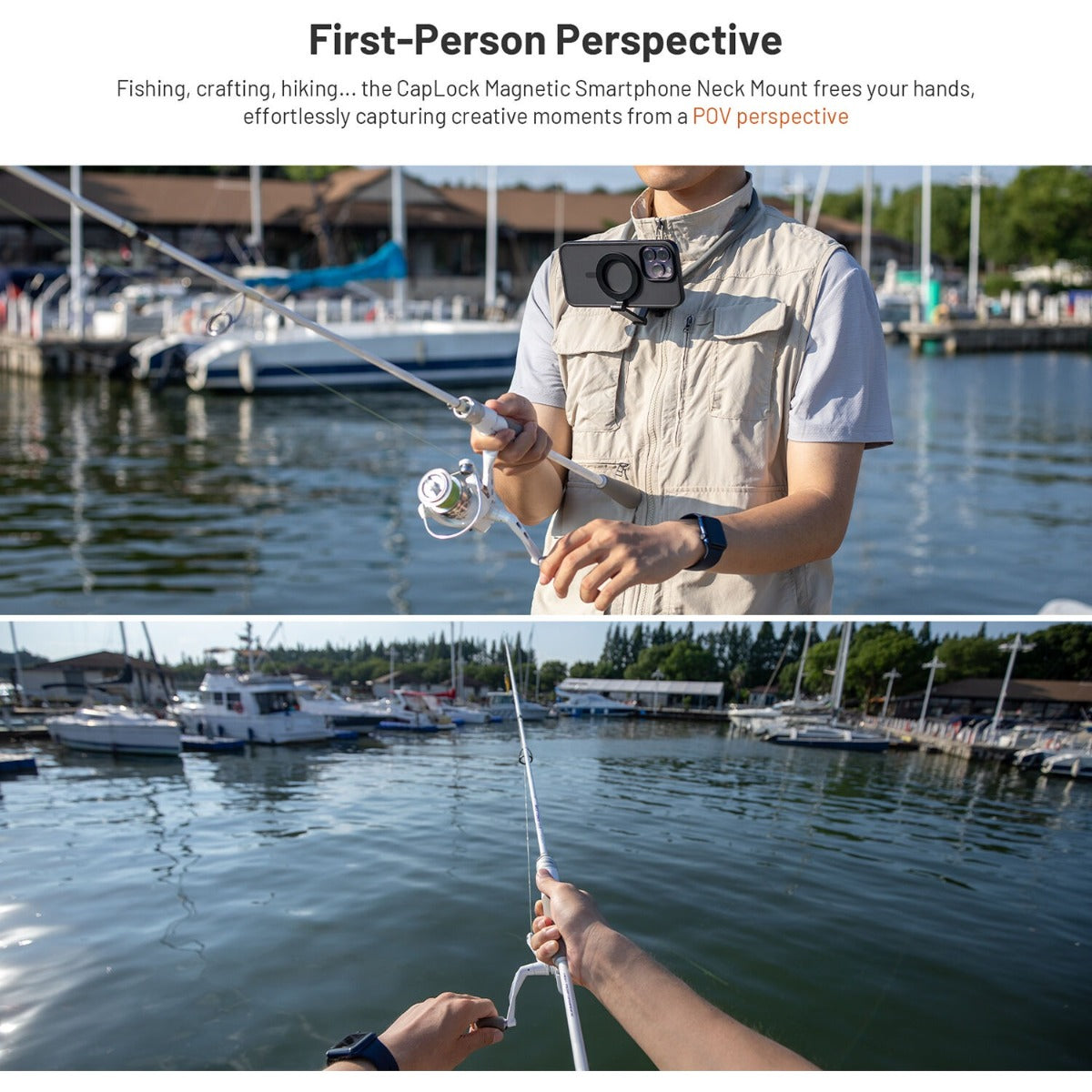 PGYTECH CapLock Magnetic Smartphone Neck Mount Max