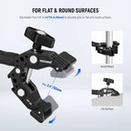 NEEWER GP-26 Flexible Action Camera Mount Kit with Super Clamp