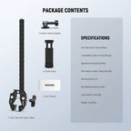 NEEWER GP-26 Flexible Action Camera Mount Kit with Super Clamp