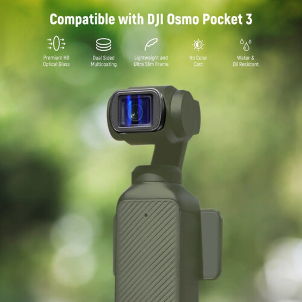 NEEWER LS-44 Pro 1.2x Blue Anamorphic Lens for DJI Osmo Pocket 3