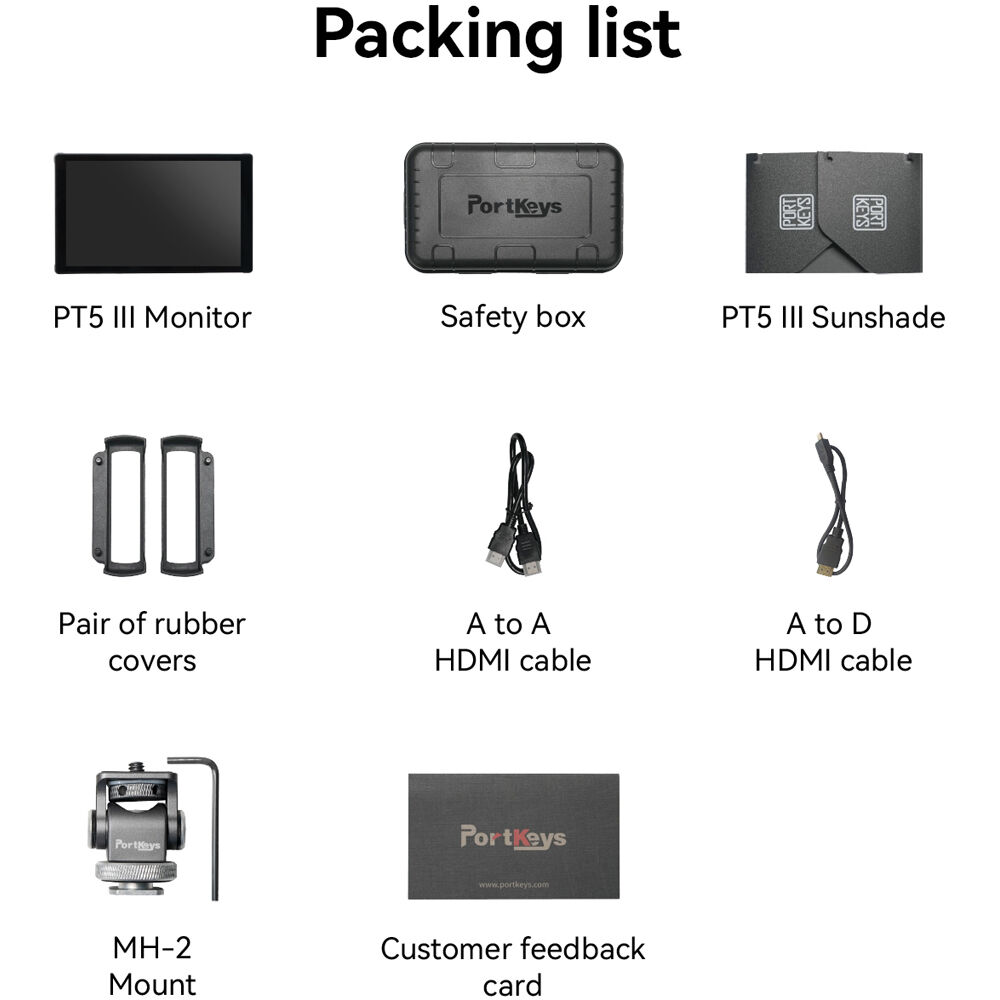 Portkeys PT5-III - Touchscreen Monitor