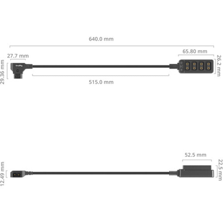 SmallRig D-Tap 1-to-4 Power Cable 4831