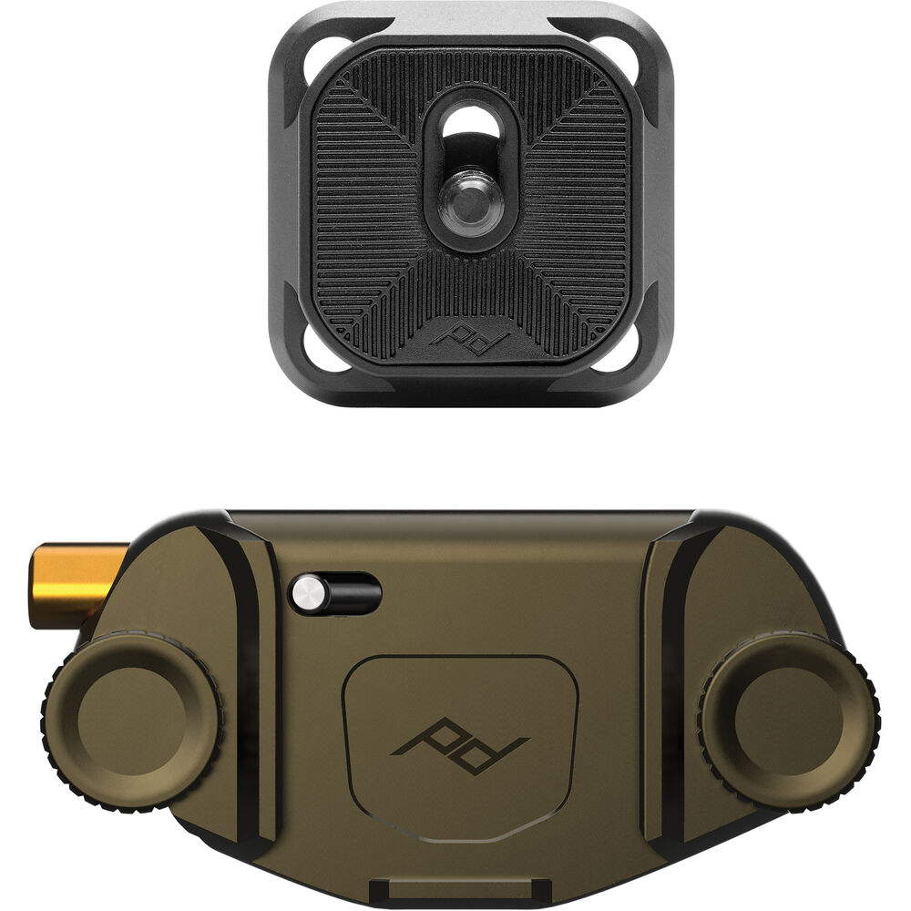 Peak Design Capture Camera Clip v3 - Kelp - with Standard plate
