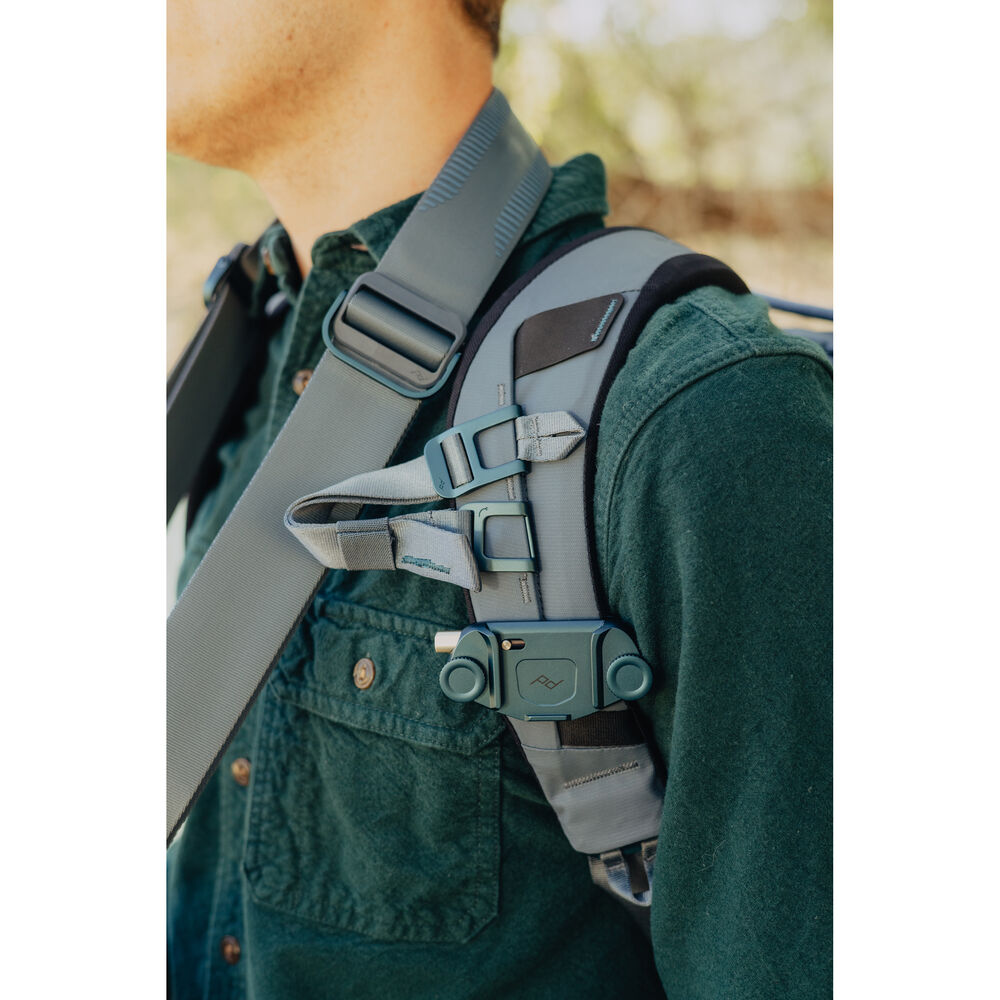Peak Design Capture Camera Clip v3 - Ocean - with Standard plate