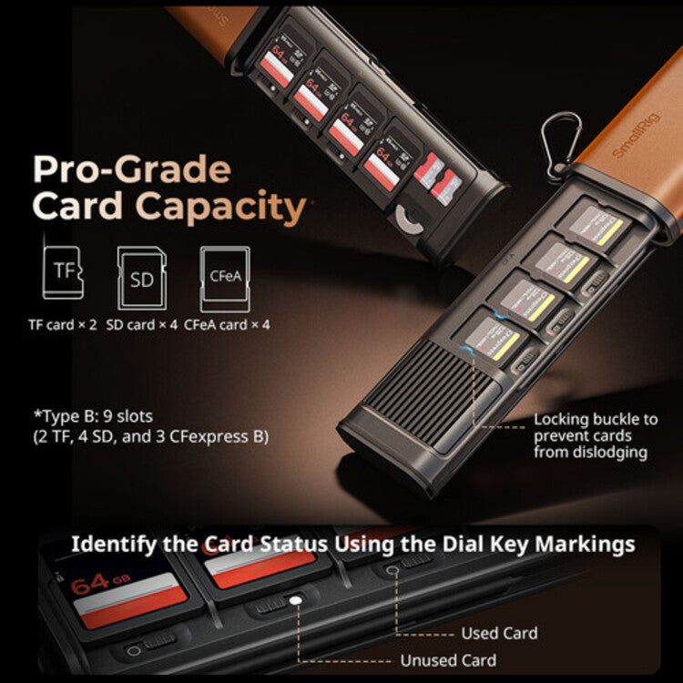 SmallRig Multifunctional Card Reader & Storage Case (CFexpress Type B) 4532