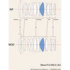 Sigma 35mm f/1.2 DG II Art Lens - Sony-E Mount