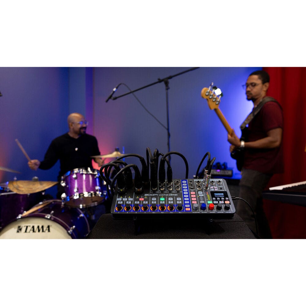 Zoom LiveTrak L6Max Multi-Track Mixer and Recorder