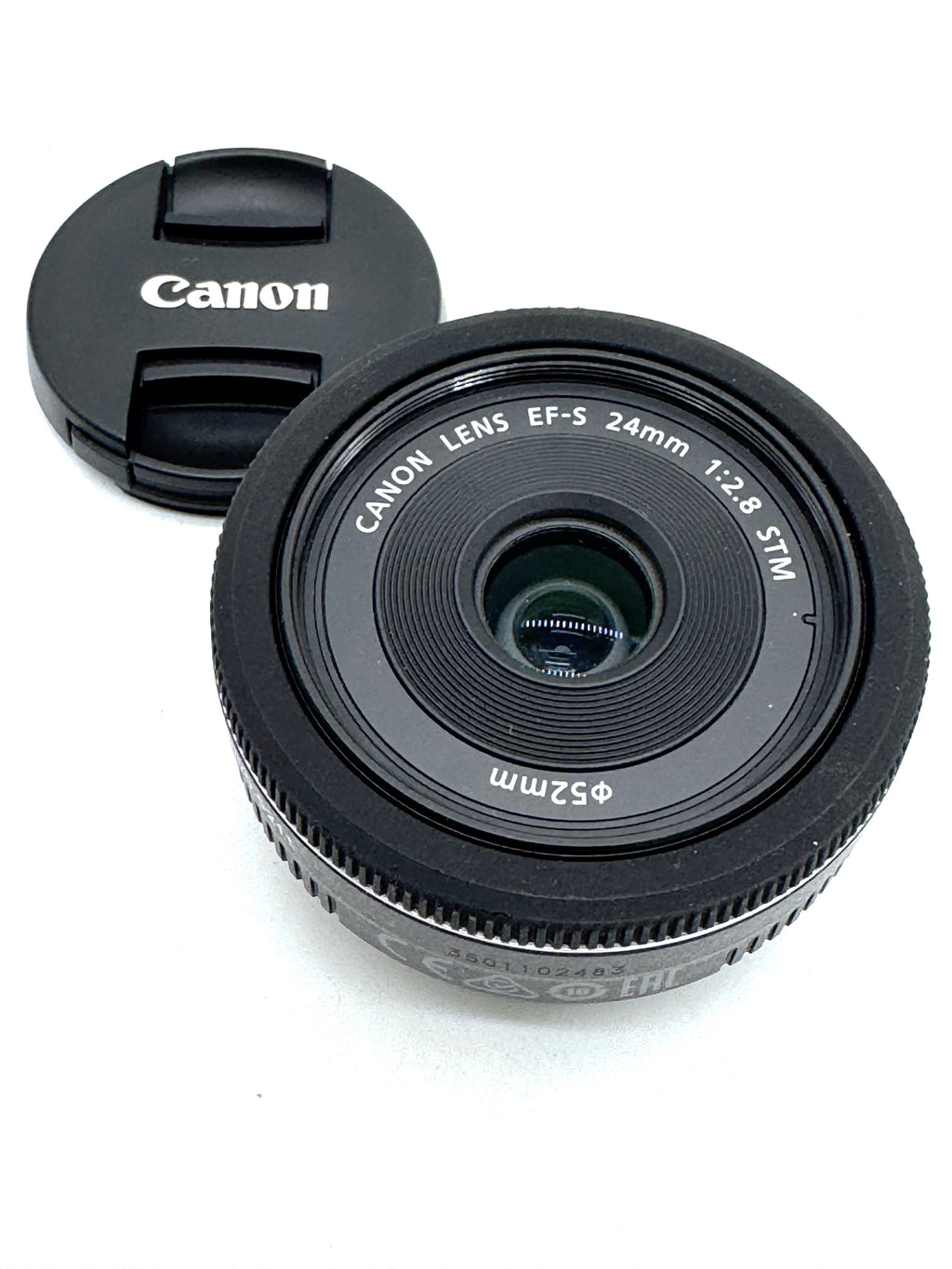 Used Canon EF-S 24mm F2.8 STM Prime Lens S/N 3501102483