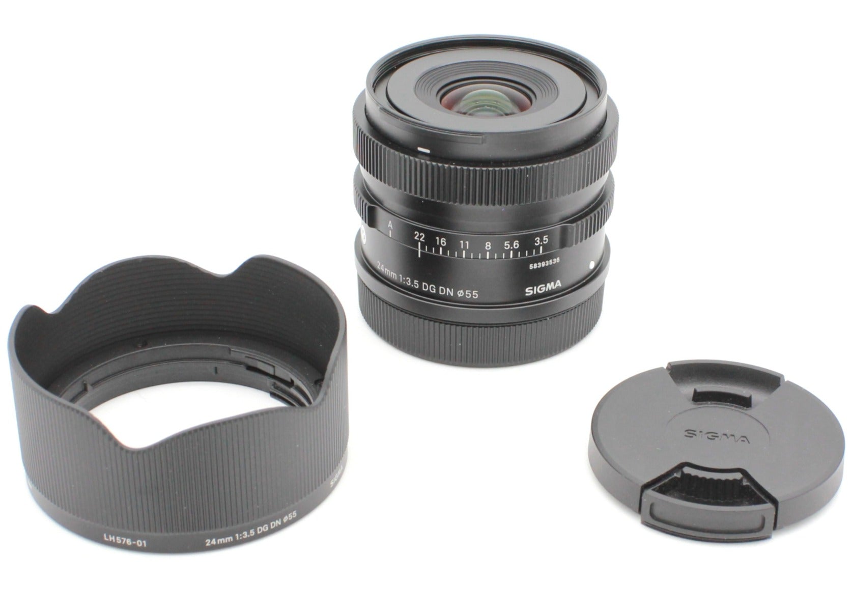 Used Sigma AF 24mm f/3.5 DG DN Contemporary Lens for Leica L-Mount SN: 58393536