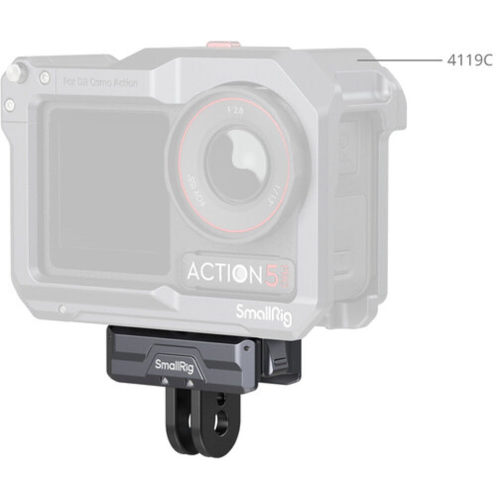 SmallRig Support Adapter for DJI Osmo Action 5 Pro / 4 / 3 3662B