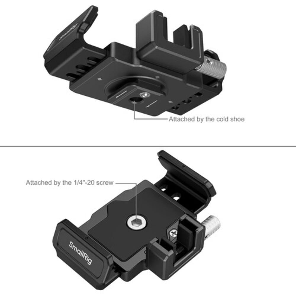 SmallRig SSD Clamp for Cage for Blackmagic Cinema Camera 6K with Samsung T5 / T7 / T7 Shield / T9 3272B