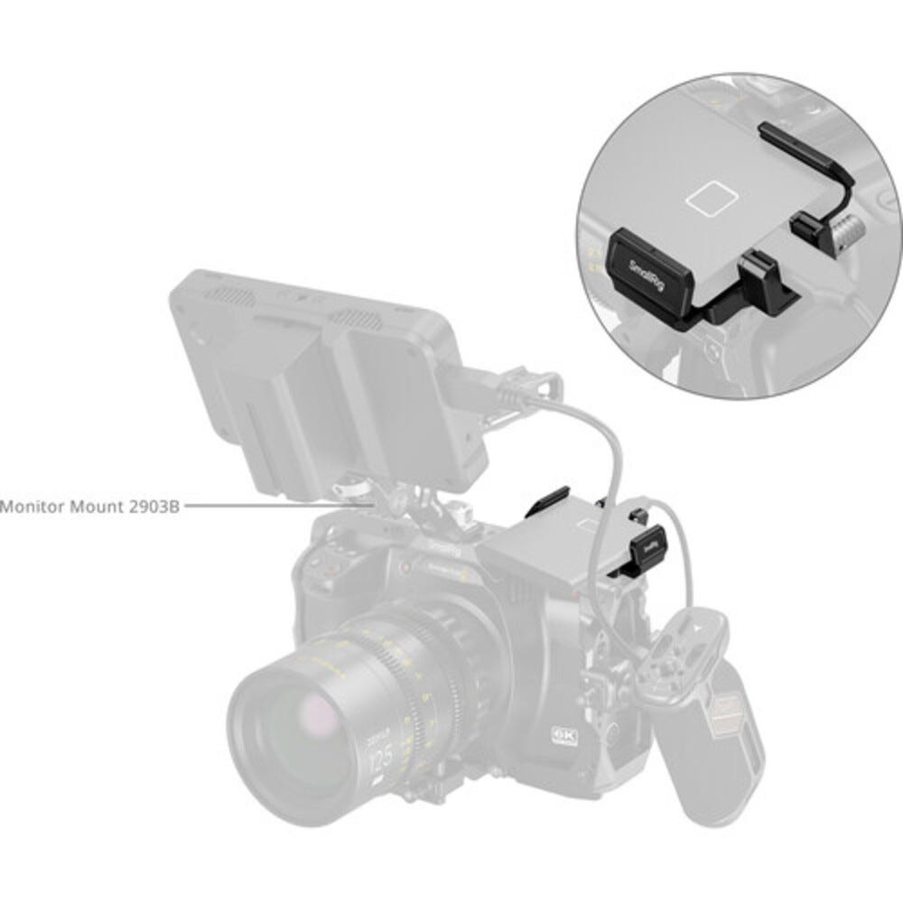 SmallRig SSD Clamp for Cage for Blackmagic Cinema Camera 6K with Samsung T5 / T7 / T7 Shield / T9 3272B