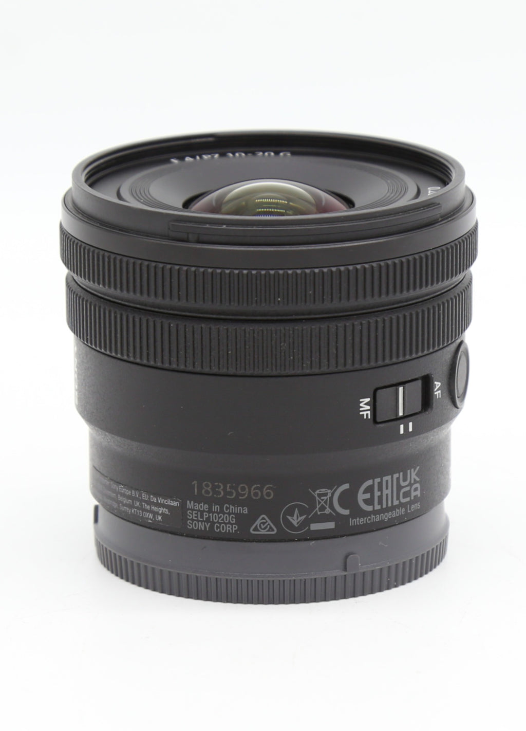 Used Sony 10-20mm F/4 G PZ SN: 1835966
