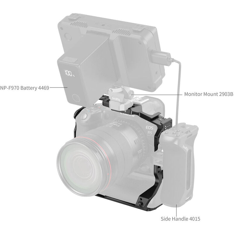 SmallRig Cage for Canon EOS R5 Mark II with Battery Grip BG-R20 5623