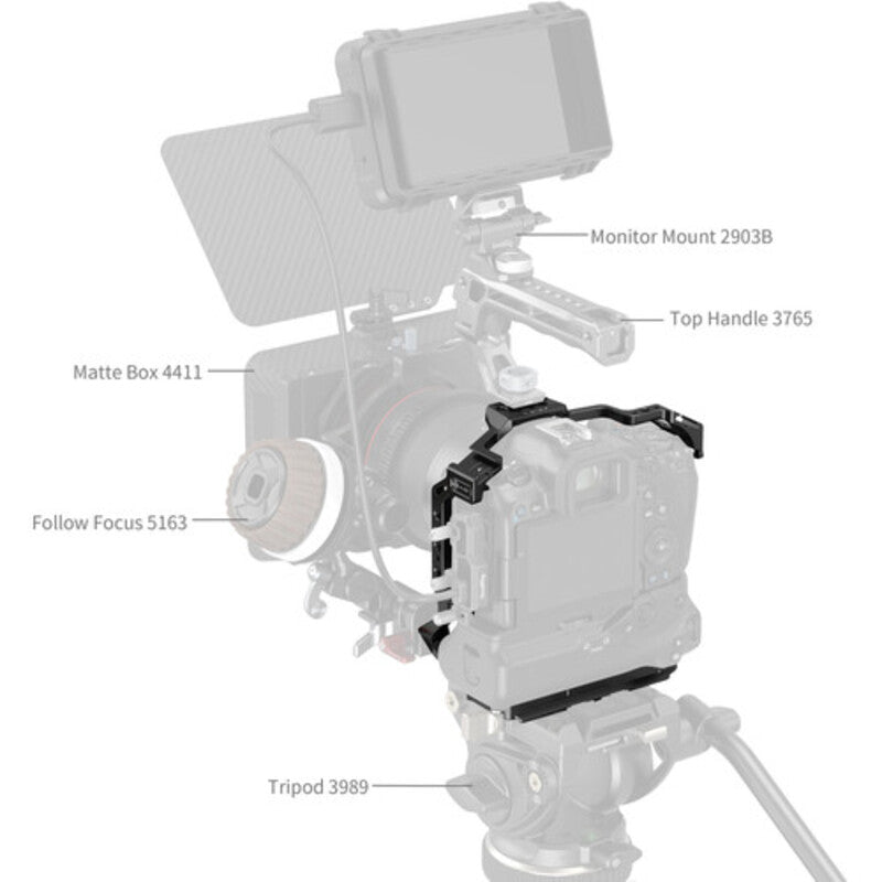 SmallRig Cage for Canon EOS R5 Mark II with Battery Grip BG-R20 5623