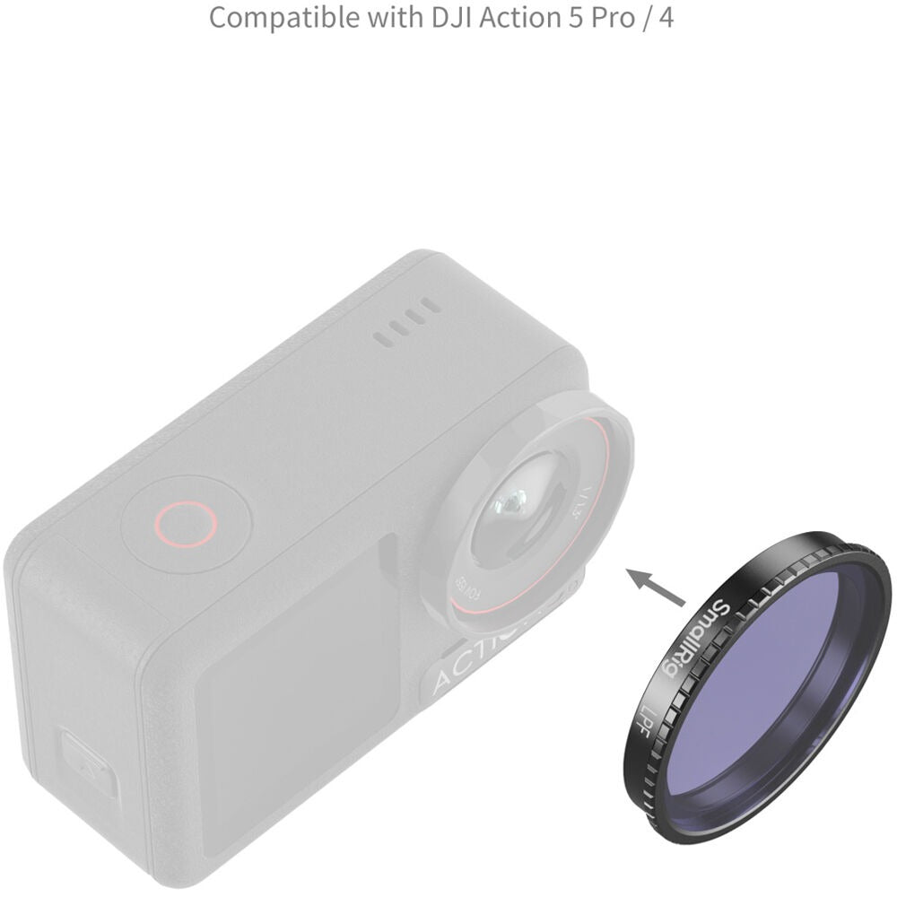 SmallRig Attachable Light Pollution Reduction Filter for DJI Osmo Action 5 Pro / 4 5837