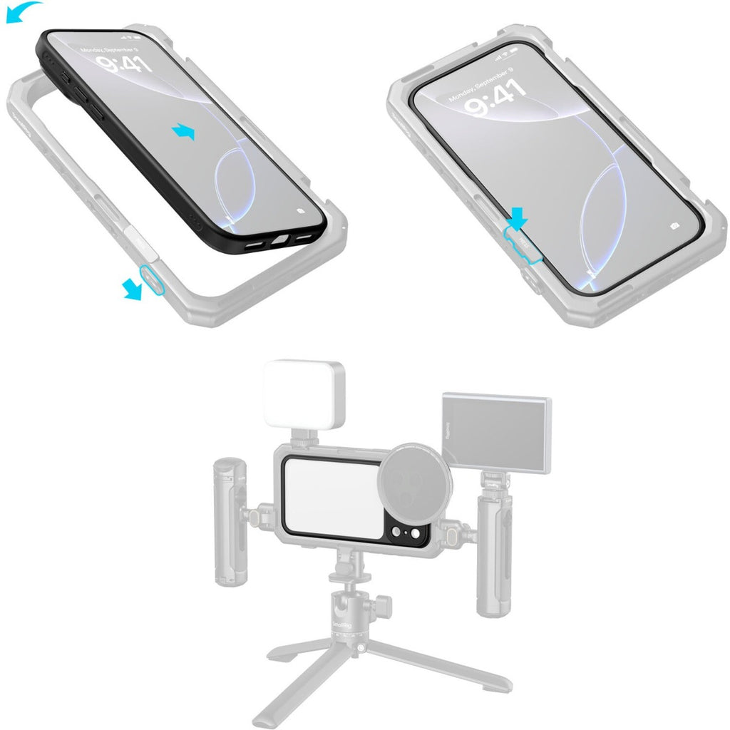 SmallRig FilMov Lightweight Photography Bumper Case for iPhone 17 Pro (Black) 5790