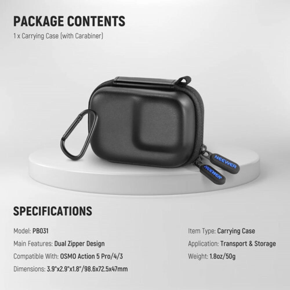 NEEWER PB031 Carrying Case for DJI Osmo Action
