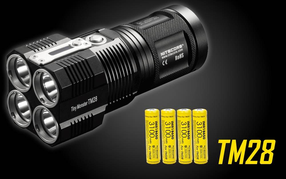 Nitecore 6000 Lumen TM28-Set Tiny Monster Torch