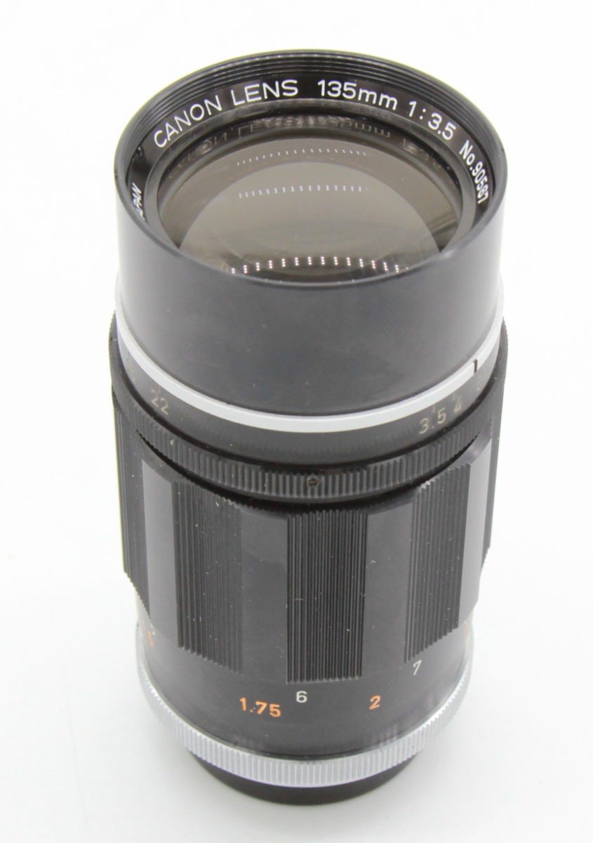 Vintage Canon 135mm f3.5 LTM (Leica Screw Mount) S/N - 90567