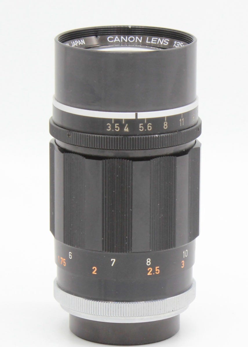 Vintage Canon 135mm f3.5 LTM (Leica Screw Mount) S/N - 90567
