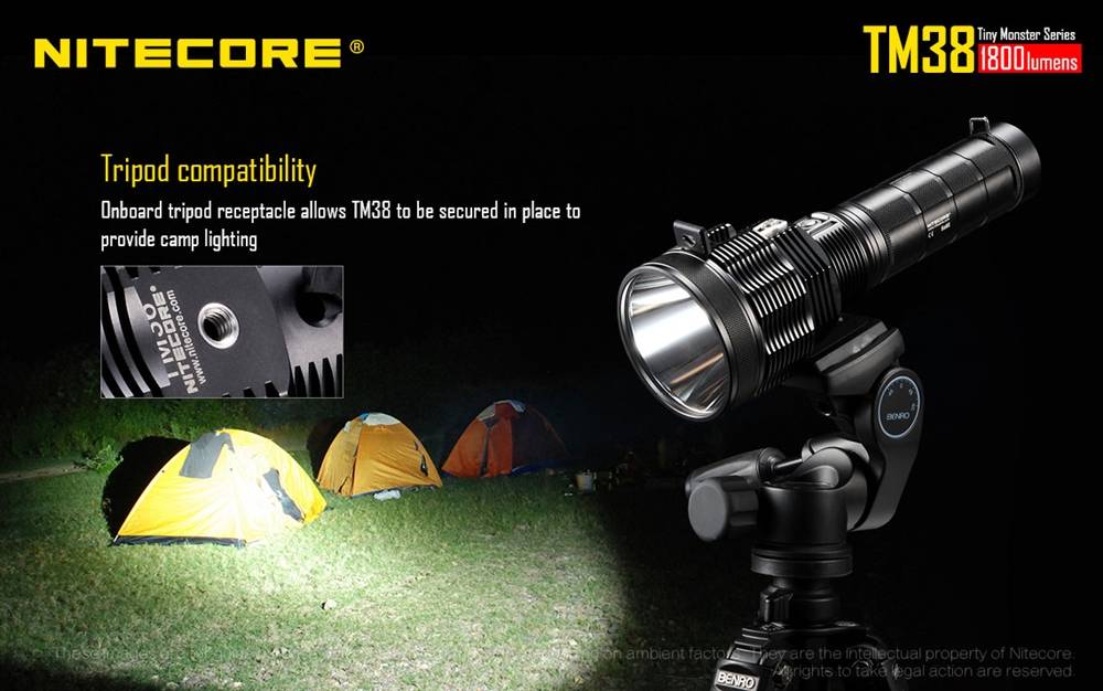 Nitecore 1800 Lumen TM38 Tiny Monster Torch