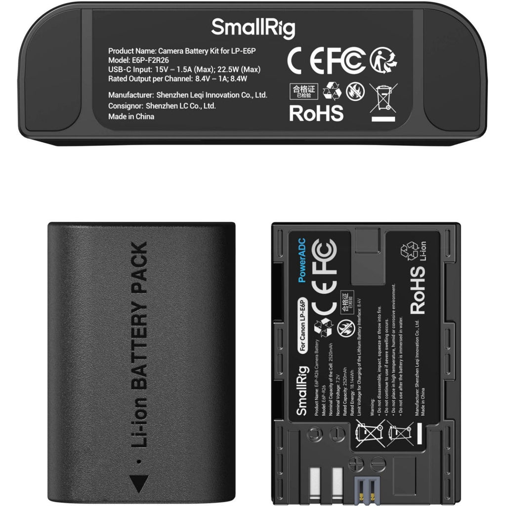 SmallRig Camera Battery Kit for LP-E6P 5485