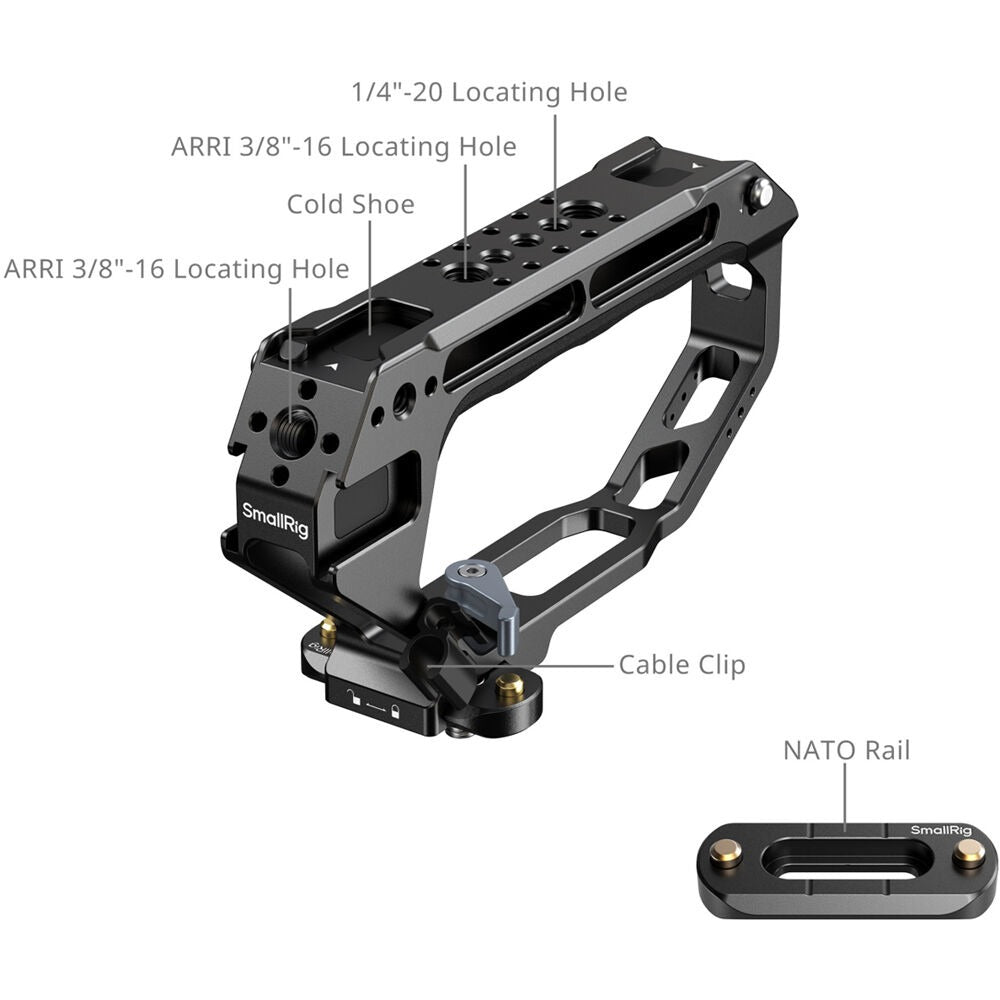 SmallRig D-Style Top Handle with NATO Clamp 5661
