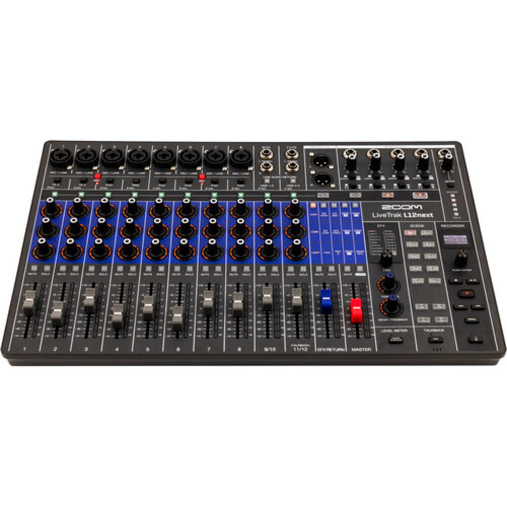 Zoom LiveTrak L12Next Multi-Track Mixer and Recorder