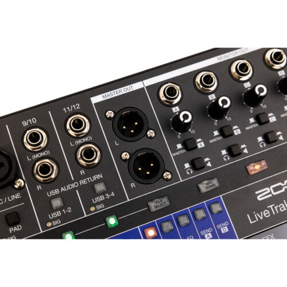 Zoom LiveTrak L12Next Multi-Track Mixer and Recorder