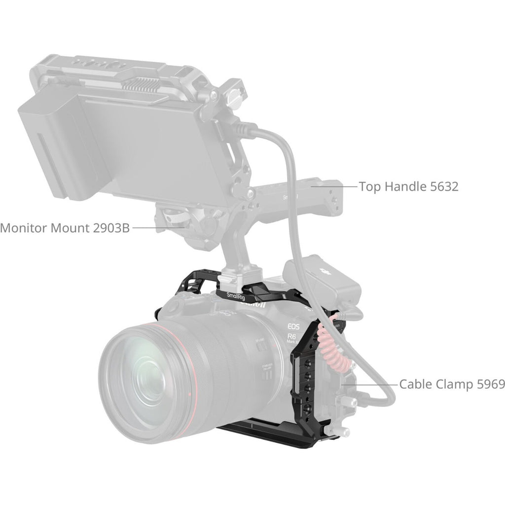 SmallRig "HawkLock" Quick Release Cage for Canon EOS R6 Mark III / R6 Mark II 5954