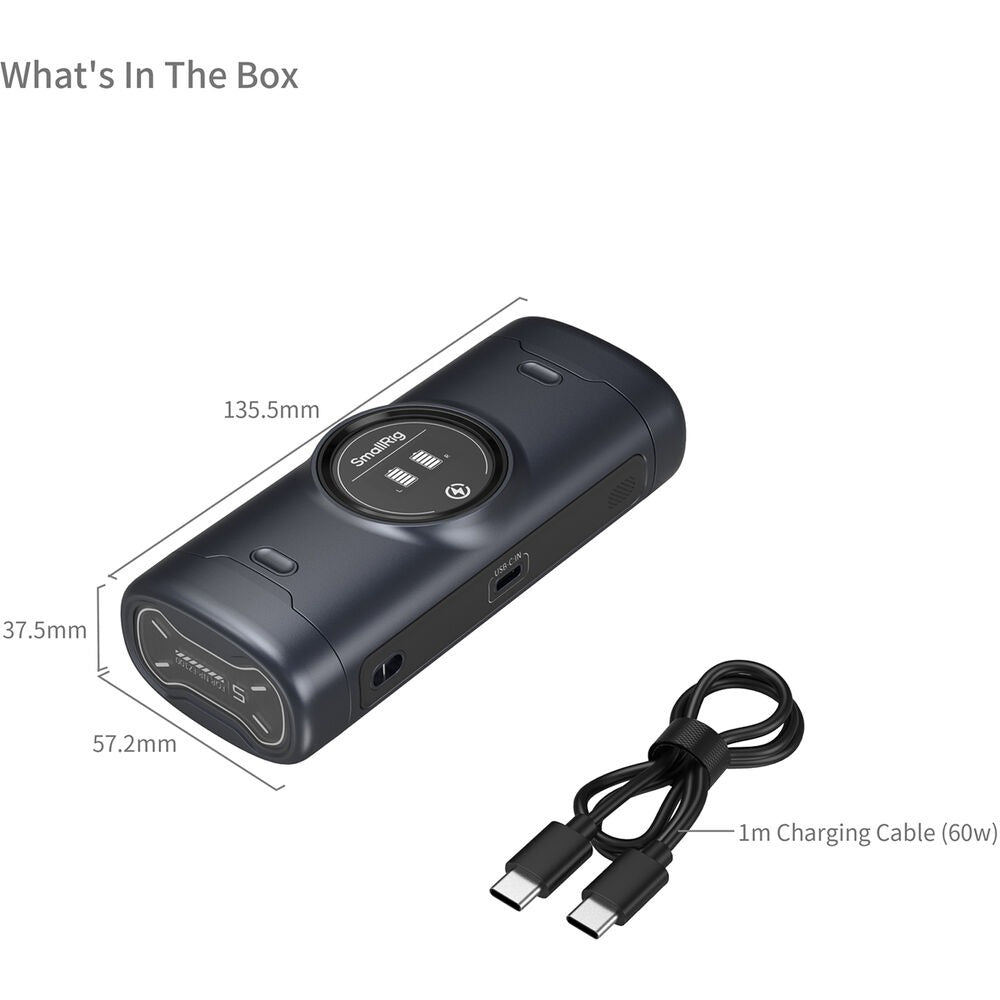 SmallRig Portable Charger Case for NP-FZ100 Camera Batteries 5106
