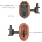 SmallRig Wooden Side Handle with NATO Clamp 2187C