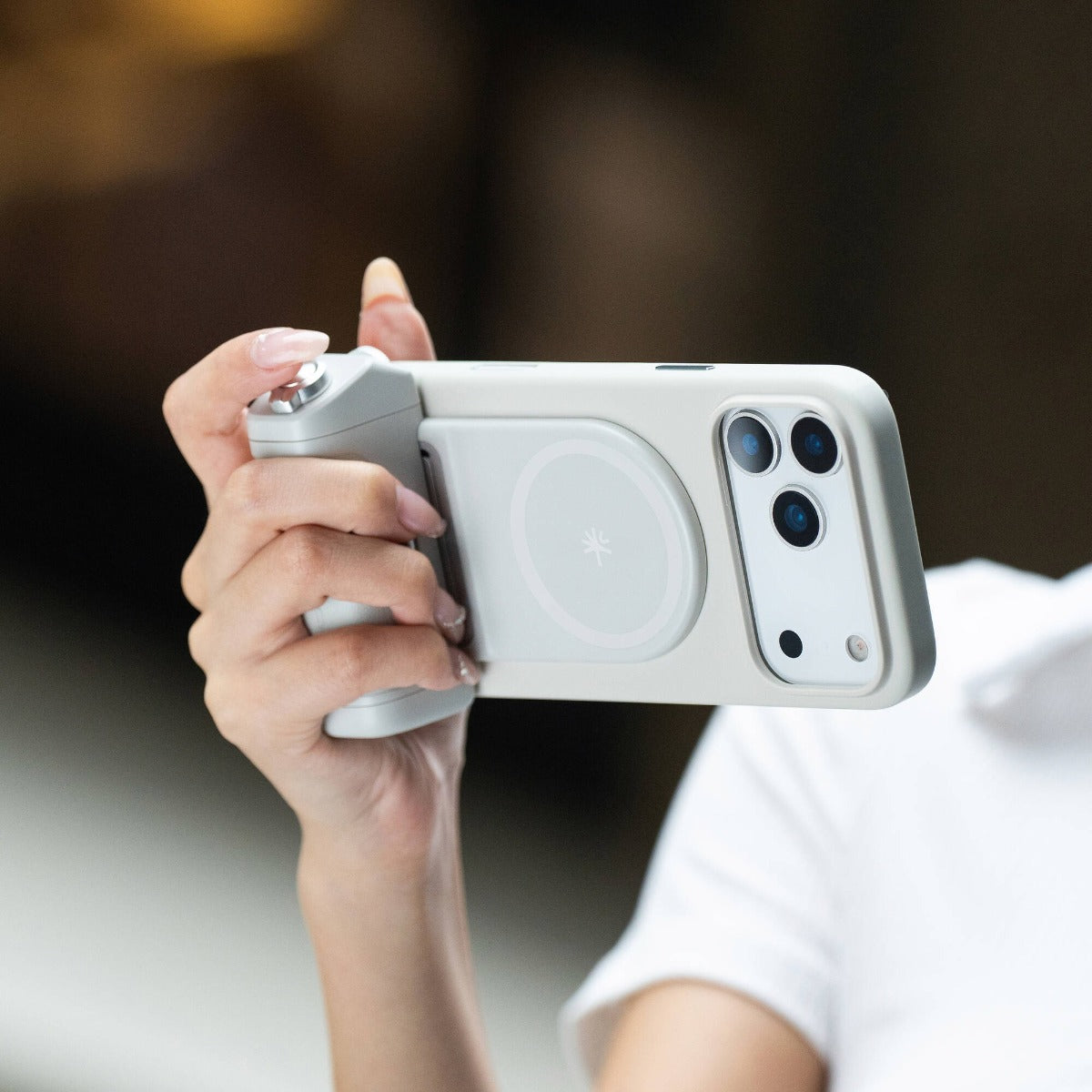 PGYTECH MagCam 2 Phone Grip (Misty Gray)