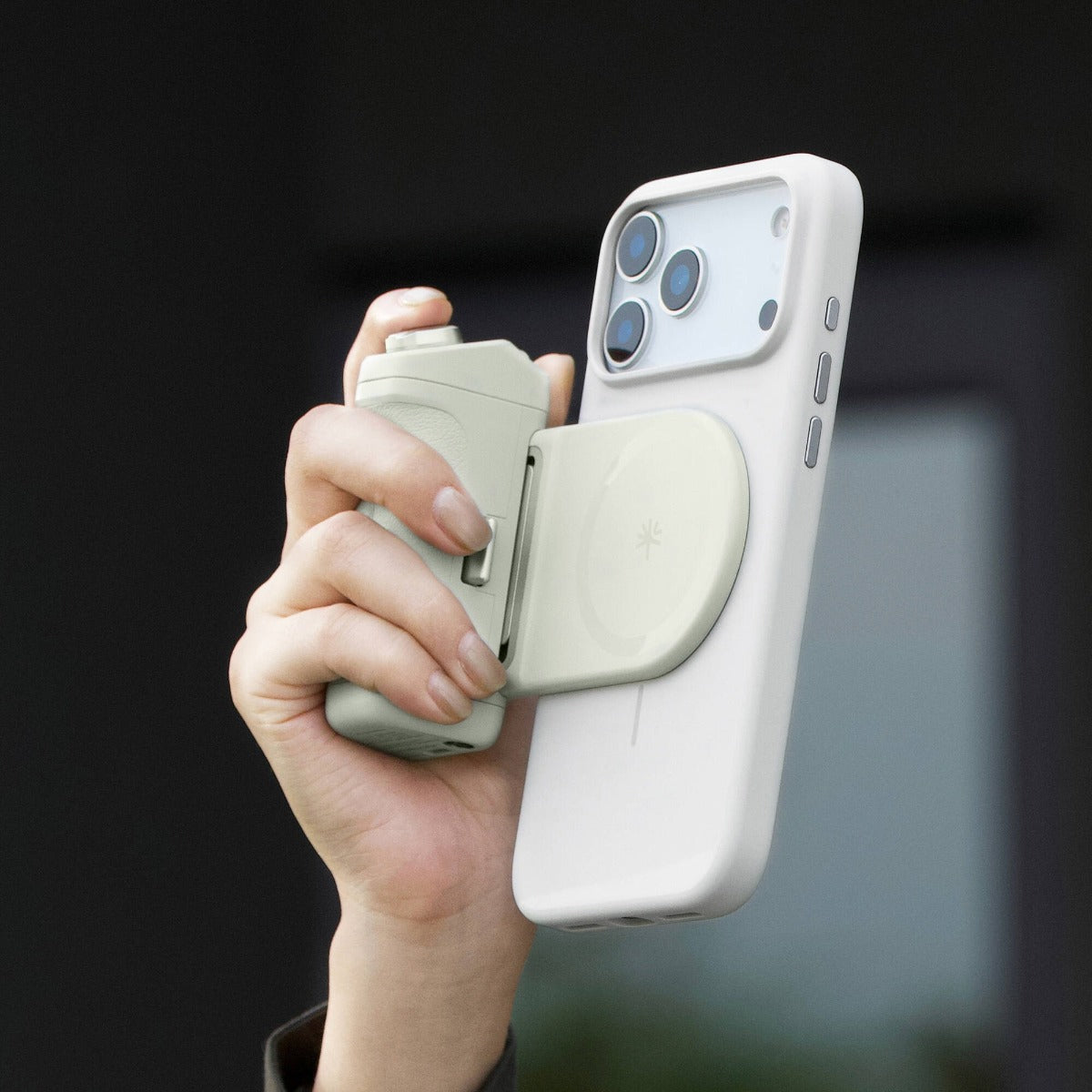 PGYTECH MagCam 2 Phone Grip (Misty Gray)