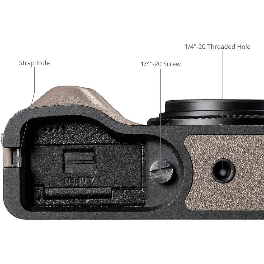 SmallRig Leather Case Kit for RICOH GR IV / GR III / GR IIIx / GR III HDF / GR IIIx HDF (Grey) 5677