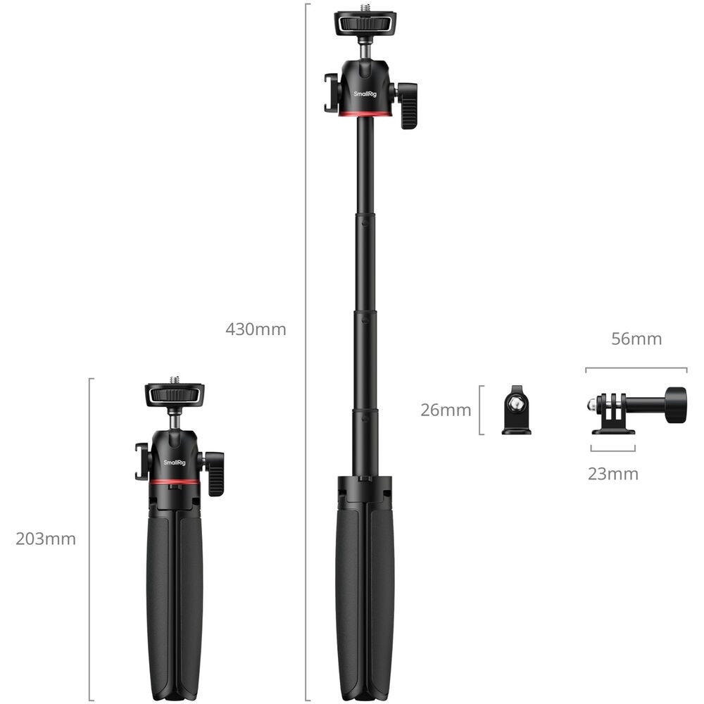 SmallRig VT-15 Vlog Tripod in Carabiner Shape 5285B
