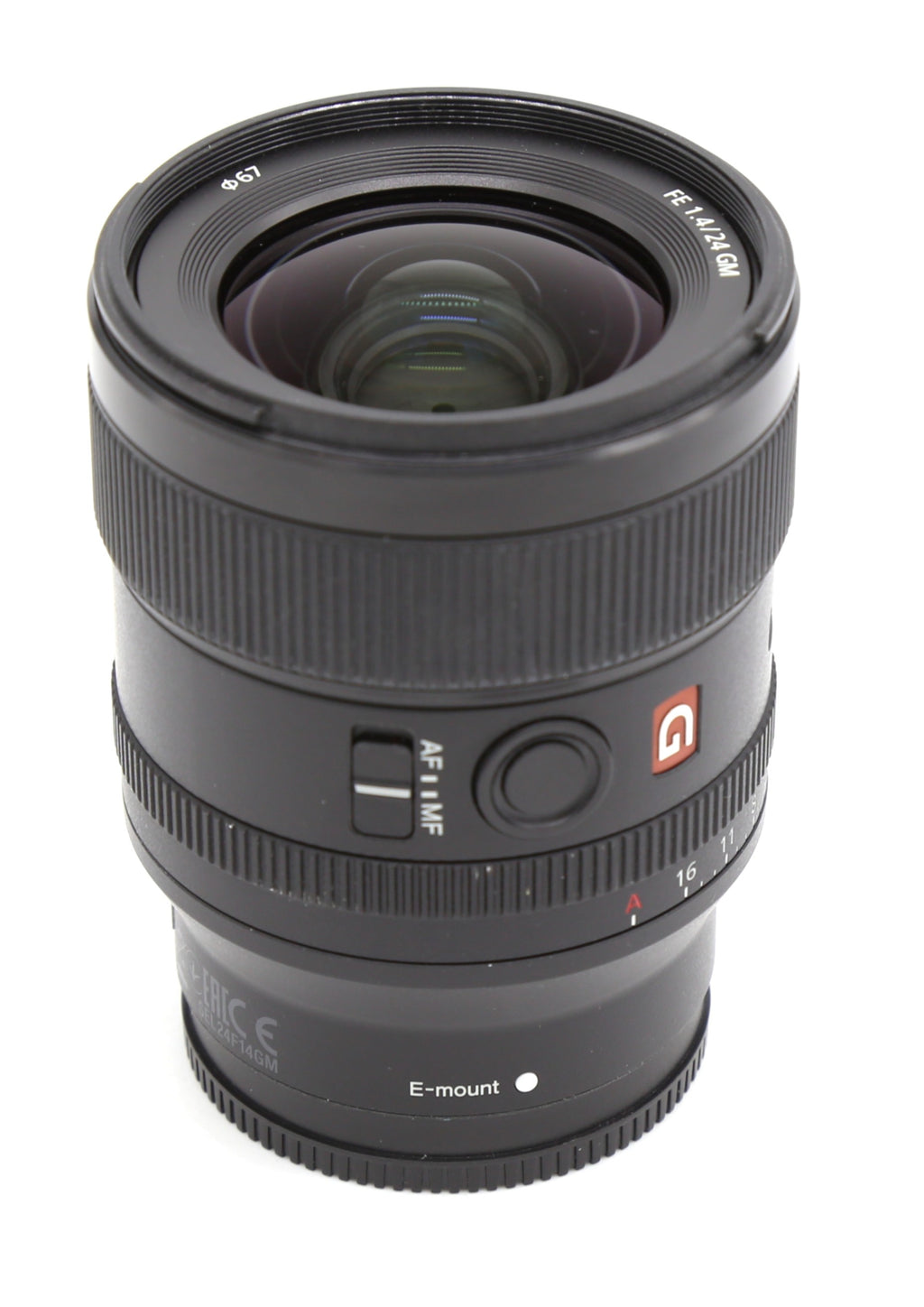 Used Sony FE 24mm F/1.4 GM Prime Lens SN: 1859834